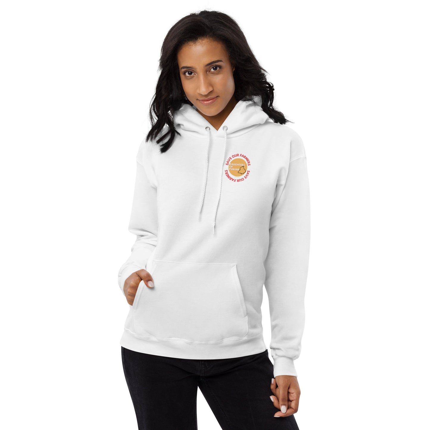 Daughters of Punjab Small Logo Hoodie