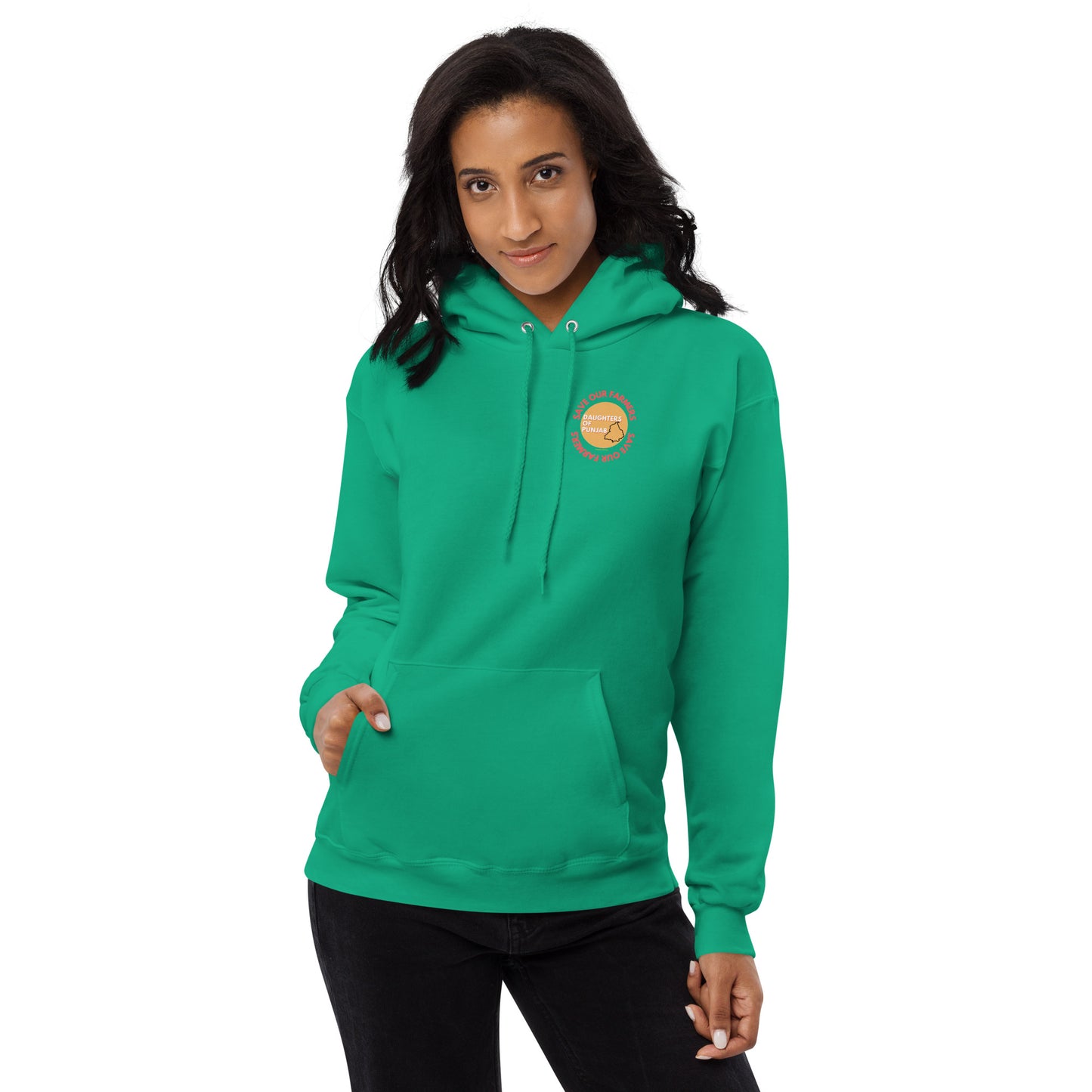 Daughters of Punjab Small Logo Hoodie